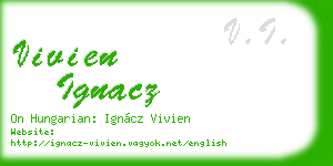 vivien ignacz business card